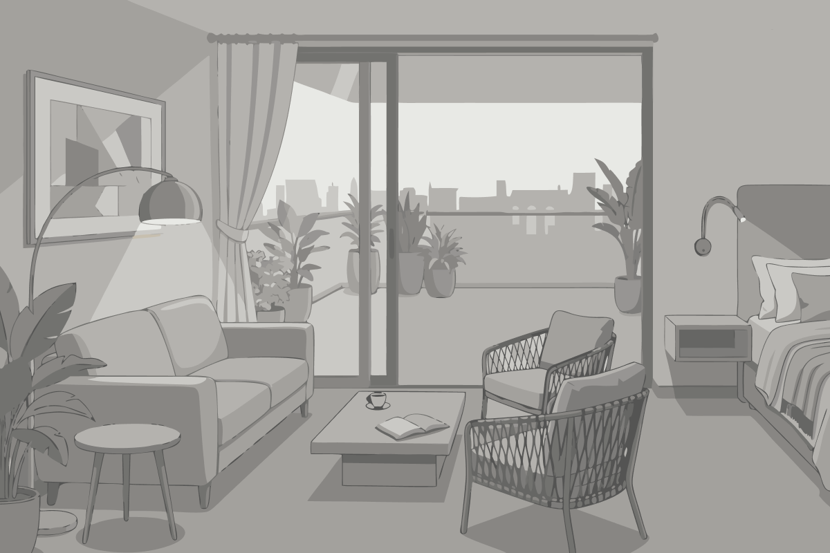 King Room with Balcony - Non-Smoking